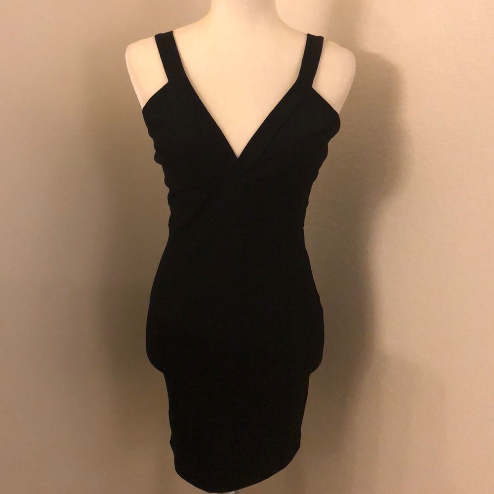 Black cocktail dress